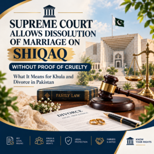 Shiqaq Divorce Law Pakistan